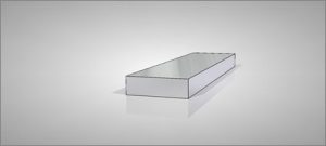 Aluminium - Flachprofil